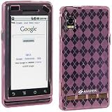 New Hybrid Silicone Skin Jelly Case Baby Pink For Motorola Droid A855 Motorola Milestone A854 by AMZER