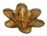 Biedermann & Sons Rustic Glass Floral Tealight/Candle Holder, Gold 6 Inches Wide 412wV fsJwL. SL160 Biedermann & Sons Rustic Glass Floral Tealight/Candle Holder, Gold 6 Inches Wide