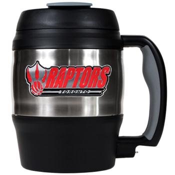 NBA Toronto Raptors 52-Ounce Stainless Steel Macho Travel Mug with Bottle Opener