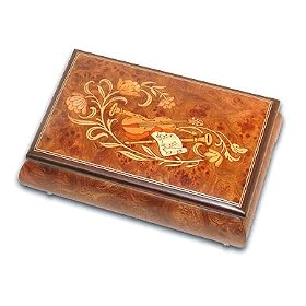 Buy Perfect Size Musical Jewelry Box with Exquisite Instrumental Inlay *MARK DOWN ITEM* now!