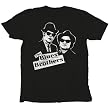 Blues Brothers Black and White Jake and Elwood Black T-Shirt Tee