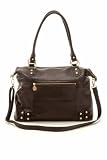 Nest Hudson Leather Diaper Bag in Chocolate Brown