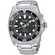 Seiko Men's SKA371 Kinetic Dive Silver-Tone Watch
