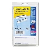 File Folder Labels- Blue(3 Packs)