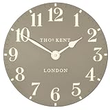 Thomas Kent Greenwich Wall Clock - 30cm Taupe 12020