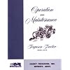 1948 1949 1950 1951 FERGUSON TO20 TRACTOR Owners Manual