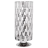 UPC 786460010819 product image for Home Essentials 1081 Modern M Code 16 In. Footed Silver Hurricane | upcitemdb.com