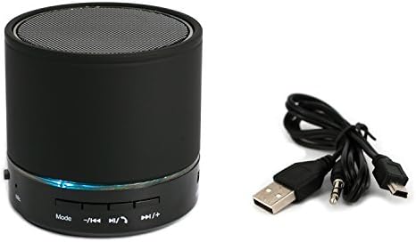 HWAY Mini wireless bluetooth speaker with 7 Color LED Changing Lamp,Portable Bluetooth Speaker(Black)