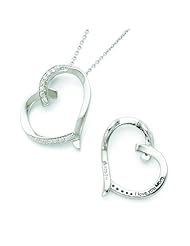 Silver Antiqued CZ Love You Mom 18in Necklace. Metal Weight- 4.21g.