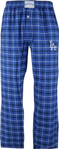 Buy Los Angeles Dodgers Gridiron Flannel Pants