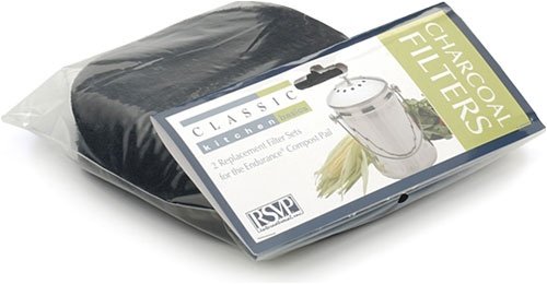 R.S.V.P. 11x7.25 Compost Pail, Stainless Steel