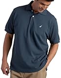 Nautica Sportswear Mens Solid Pima Pique Polo