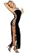 Slinky, Sexy Dress with Lace-up Sides (One Size, Black)