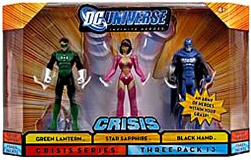 DC Universe Infinite Heroes with Green Lantern, Star Sapphire, and Black Hand Figures