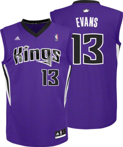 NBA Men's Sacramento Kings Tyreke Evans Revolution 30 Road Replica Jersey (Purple, X-Large)