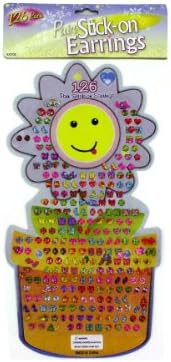 Large Set Stick-On Earrings - Case of 48