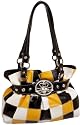 KATHY Van Zeeland Patched Up Belt Tote,White Sunshine,one size