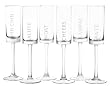 Zodax Celebration Champagne Flute, Set of 6