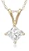 412wv5nr9gL. SL75  14k Choice of White or Yellow Gold Princess