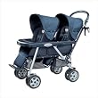 Peg Perego 2008 Tender CSR Double Stroller in Midnight Blue **CLOSEOUT**