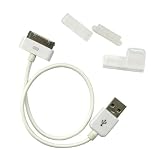 GeSPEC iPhone iPod USB ショートケーブル ホワイト GS-CA06Wの画像