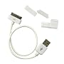 GeSPEC iPhone iPod USB �V���[�g�P�[�u�� �z���C�g GS-CA06W