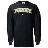 Nike Purdue Boilermakers Black Classic College Long Sleeve T-shirt