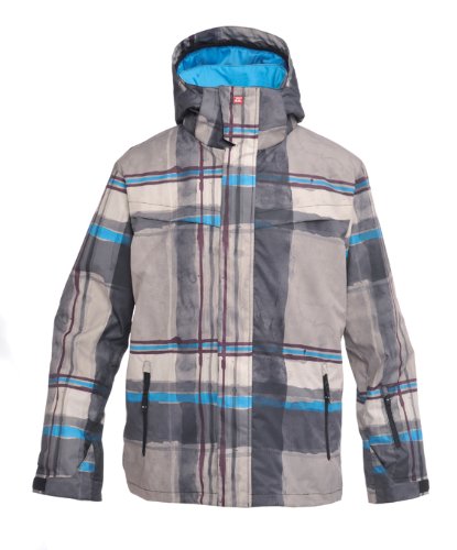 Quiksilver Herren Schneejacke Last Mission Print Insulated 2, pierblack, XXL, KKMSJ603_Pie Preisvergleich
