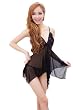 Mlaemq Lace Sexy Lingerie Babydoll+G String Color Black One Size