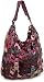 Oversized Bohemian Patchwork Hobo - Black, Purple, Brown or Red