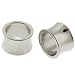 Stainless Steel Double Flare Plug - 7/16" (11 mm) - Sold as a Pair