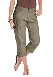 Woman Within Plus Size Petite Cargo Capris