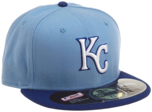 MLB Kansas City Royals Authentic On Field Alternate 59Fifty Fitted Cap, Sky Blue, 7 1/2