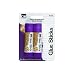 Charles Leonard Inc. Glue Sticks, 0.28 Ounce, Purple, 2/card (94556)