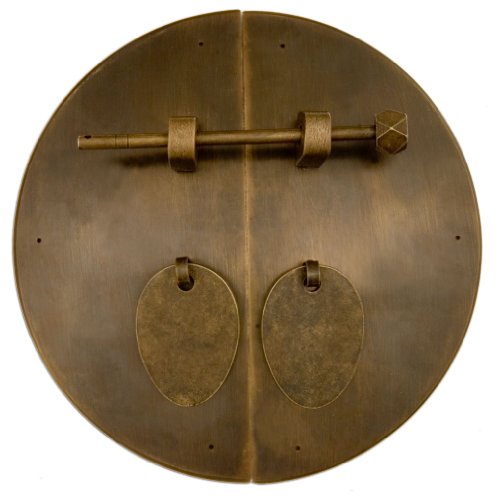 Chinese Brass Hardware Fat Face Plate 77/8'' All