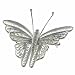 Jewelry : Beautiful Brushed Sterling Silver Mesh Filigree Butterfly Pin