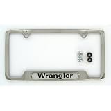 Camisasca LFI306POJW Jeep Wrangler Polished Stainless Steel Wrangler Logo License... by Camisasca