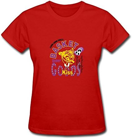 Women's Tshirts Funny Design O-Neck Size M Red