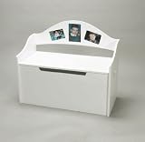 Toy Box Bench with Photo Forms- White, by Gift Mark