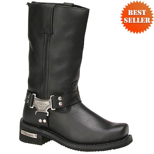 Motorcycle Boots - Women's Milwaukee Classic Harness Leather Boots MB210