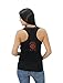 Harley-Davidson Womens Night Script Foil Ink with Rhinestones V-Neck Black Tank