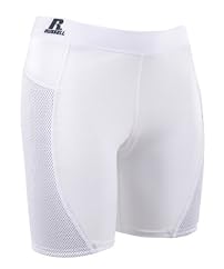 CLOSEOUT Russell Athletic Womens Padded Lo-Rise Sliding Short