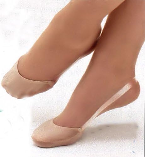 2 Pair Toe Protection Slingback Liners Set (Set Includes 1 Tan Pair and 1 Black Pair)