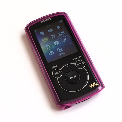 TPU Schutzhülle für Sony Walkman NWZ-E463 E464 rosarot getönt 