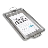Chef King 7 Gauge Steel Griddle, 14 Inch x 23 Inch