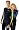 Henderson Lycra Suit Black/Blue Large