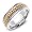 STELIOS 14K Two-Tone Braided White Gold Wedding Band Ring