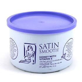 Satin Smooth Wax Honey With Vit E 14 oz. Jar