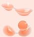 ELENKER Women's Strapless Self Adhesive Silicone Push-Up Invisible Bra D Cup