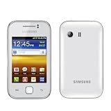 Samsung GT-S5360L Galaxy Y Unlocked Quad-Band 3G GSM Phone with Android OS, 3-Inch Touchscreen, 2MP Camera, Wi-Fi and GPS - US Warranty - White